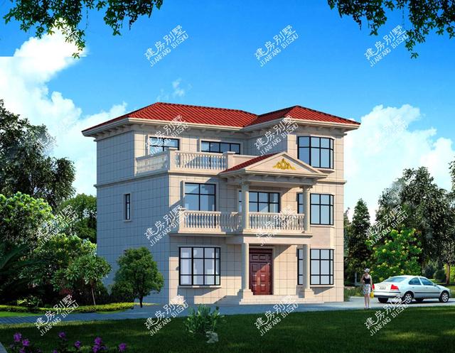 精致的三層歐式別墅設(shè)計(jì)圖，建造起來就是一道美麗的風(fēng)景線