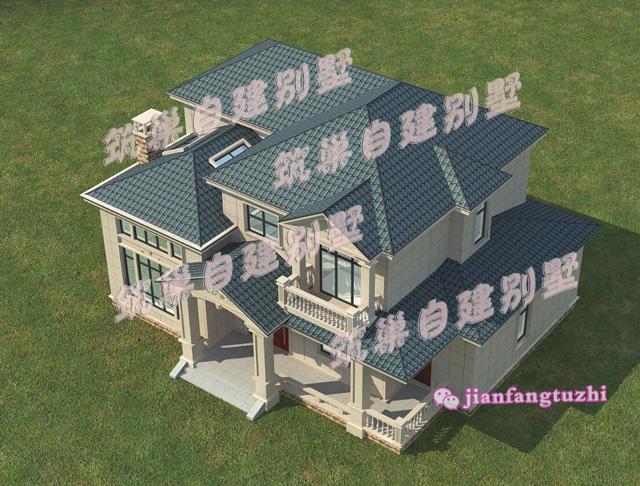 90后都喜歡的二層別墅設(shè)計(jì)圖，主體造價(jià)39萬(wàn)，典雅、自然、高貴。