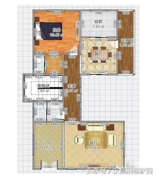 二層農(nóng)村中式別墅設(shè)計(jì)圖，簡約又不簡單，傳承隱逸精神！