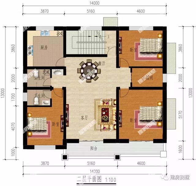 三款適合北方人建筑的別墅設計圖，第一棟有商鋪，經(jīng)商住家兩不誤。
