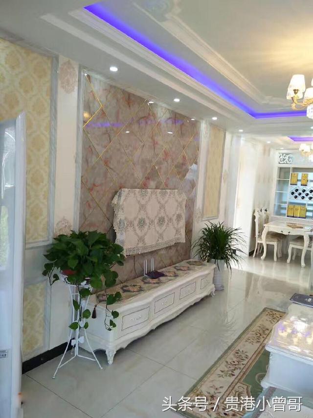 曬曬新房裝修老公花了26萬，效果非常好，全屋定制的柜子很喜歡，電視墻很漂亮