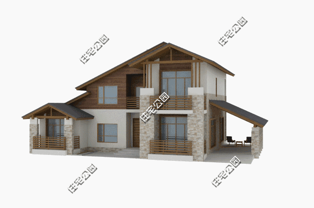 一層半農(nóng)村養(yǎng)老自建房，東南亞建筑特色，大斜頂線條流暢，隨性自在，值得推薦