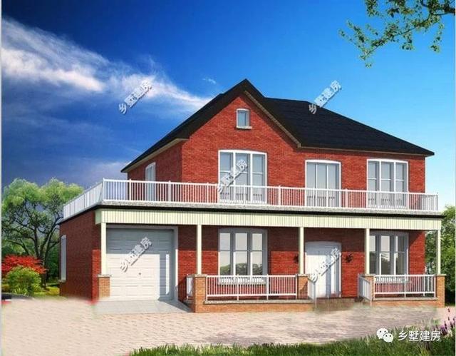 兩款二層別墅小洋房設(shè)計圖，造型新穎獨特，美觀大氣，新農(nóng)村建房的代表