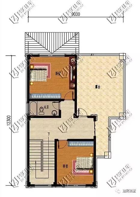 兩棟五層豪華別墅設(shè)計(jì)圖，都是美觀實(shí)用且風(fēng)景極好的旺宅