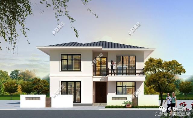 2款極簡風(fēng)農(nóng)村別墅設(shè)計圖，充分體現(xiàn)出現(xiàn)代時尚感，現(xiàn)在年輕人的最愛