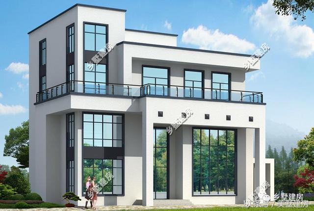 2款極簡風(fēng)農(nóng)村別墅設(shè)計圖，充分體現(xiàn)出現(xiàn)代時尚感，現(xiàn)在年輕人的最愛