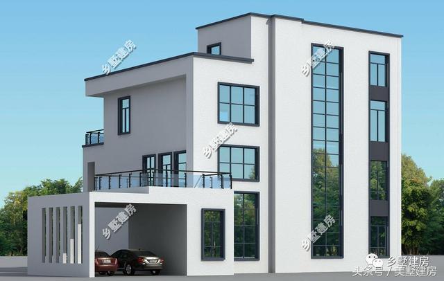 2款極簡風(fēng)農(nóng)村別墅設(shè)計圖，充分體現(xiàn)出現(xiàn)代時尚感，現(xiàn)在年輕人的最愛