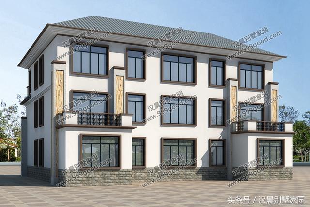 2款農(nóng)村自建新中式風(fēng)格別墅圖，主體造價(jià)在50萬左右，簡(jiǎn)直是太值了