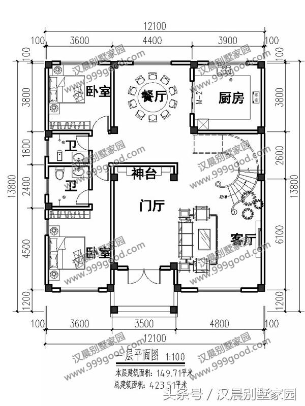 2款農(nóng)村自建新中式風(fēng)格別墅圖，主體造價(jià)在50萬左右，簡(jiǎn)直是太值了