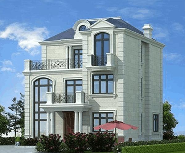 11x11m簡歐式三層別墅設(shè)計(jì)圖，戶型合理相對(duì)容易施工，優(yōu)雅時(shí)尚不難建