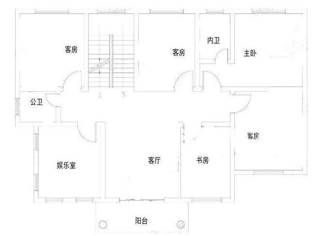 農(nóng)村二層房屋設(shè)計圖開間進(jìn)深13米×10米，占地面積142平，適合老人居住