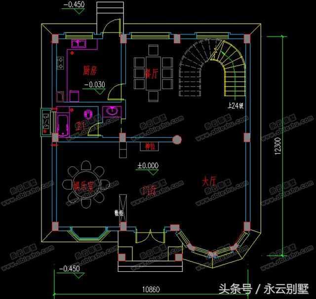 精選5款精致美觀別墅圖，開間都在11米左右，有需要的可以參考一下