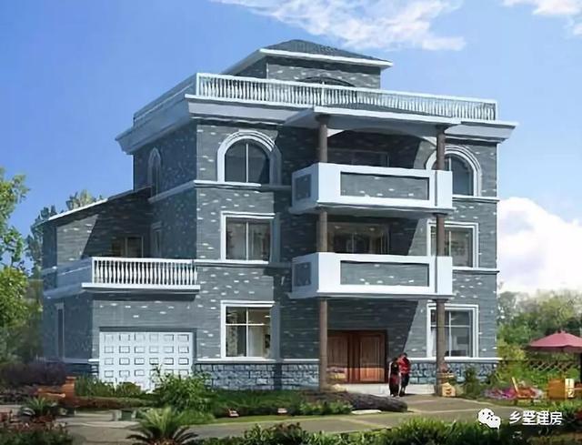 三層農(nóng)村自建別墅豪宅，挑空大客廳+超大落地窗+旋轉(zhuǎn)樓梯，你夢(mèng)寐以求的都有