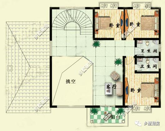 三層農(nóng)村自建別墅豪宅，挑空大客廳+超大落地窗+旋轉(zhuǎn)樓梯，你夢(mèng)寐以求的都有