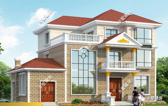 三層農(nóng)村自建別墅豪宅，挑空大客廳+超大落地窗+旋轉(zhuǎn)樓梯，你夢(mèng)寐以求的都有