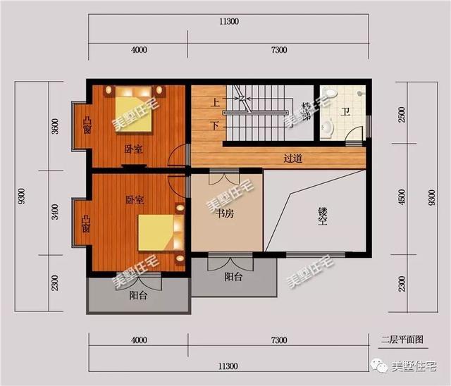 11X9米三層簡(jiǎn)歐式風(fēng)格別墅設(shè)計(jì)圖，帶飄窗和大露臺(tái)，是你喜歡的風(fēng)格嗎