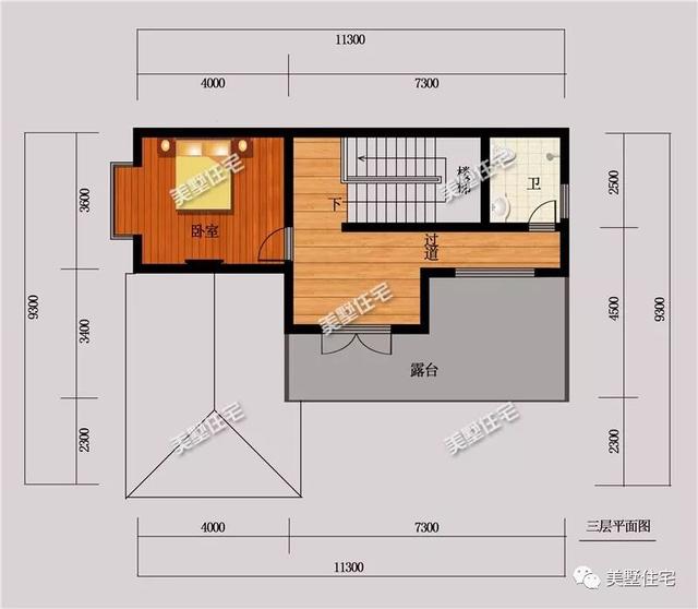 11X9米三層簡(jiǎn)歐式風(fēng)格別墅設(shè)計(jì)圖，帶飄窗和大露臺(tái)，是你喜歡的風(fēng)格嗎
