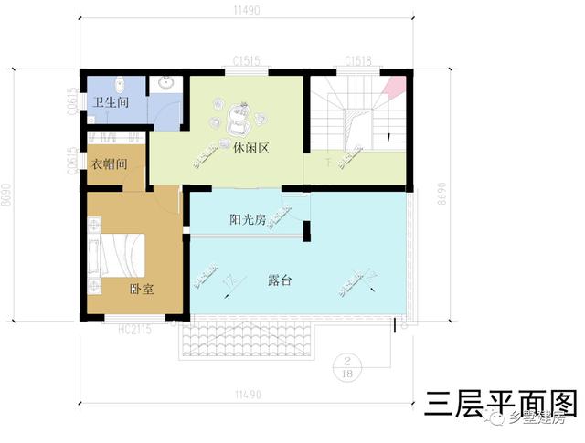 2款三層別墅戶型圖，內部很實用，性價比超級高，造價不到30萬就能建起來了！