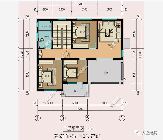 二層美式自建房別墅圖，時(shí)下最流行最受年輕人喜愛的別墅風(fēng)格
