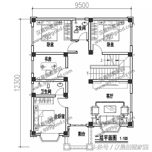 5款小戶型別墅設計圖，超低的建房成本，家家都能蓋得起
