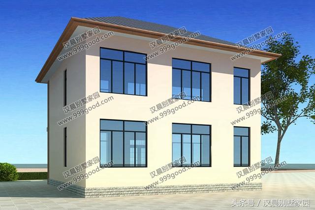 5款小戶型別墅設計圖，超低的建房成本，家家都能蓋得起