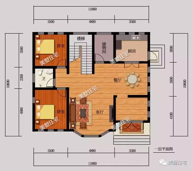 8棟120平左右農(nóng)村別墅圖，符合宅基地批準，建成之后家人喜歡鄰里夸