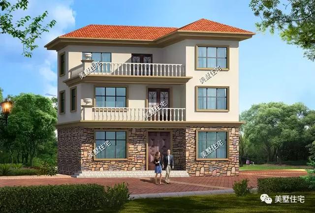 8棟120平左右農(nóng)村別墅圖，符合宅基地批準，建成之后家人喜歡鄰里夸