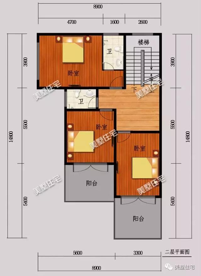 8棟120平左右農(nóng)村別墅圖，符合宅基地批準，建成之后家人喜歡鄰里夸