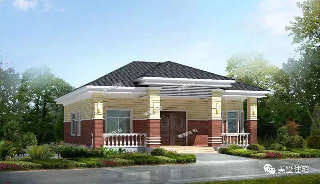 5款一層養(yǎng)老別墅，造型美布局佳，造價還便宜，爸媽一定很喜歡