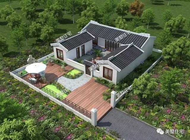 5款一層養(yǎng)老別墅，造型美布局佳，造價還便宜，爸媽一定很喜歡