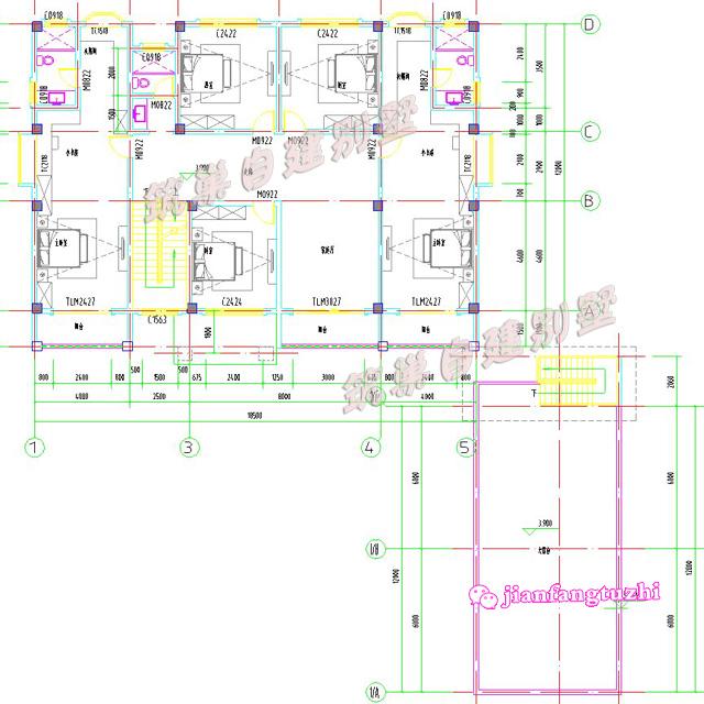 二層農(nóng)村自建別墅設(shè)計(jì)圖18x12米，室外廚房+外樓梯，造價(jià)只要40萬
