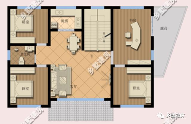 三款三層農村自建別墅精品圖紙，棟棟都這么好看，真是藏不住的喜歡！