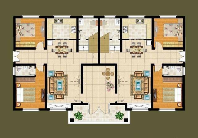 兄弟雙拼自建房，美觀大氣，戶型非常實(shí)用，看了真的好想回家建房！