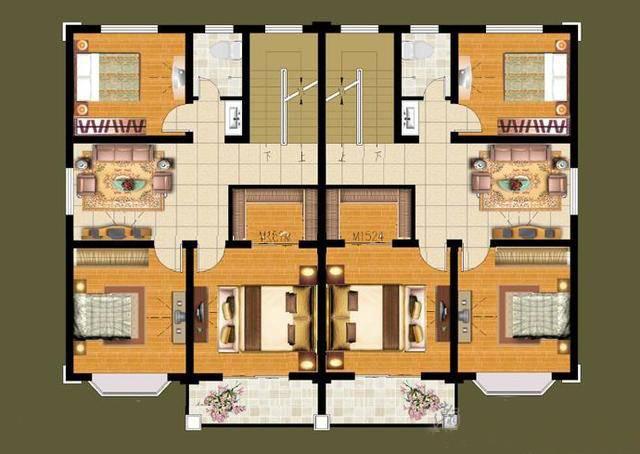 兄弟雙拼自建房，美觀大氣，戶型非常實(shí)用，看了真的好想回家建房！