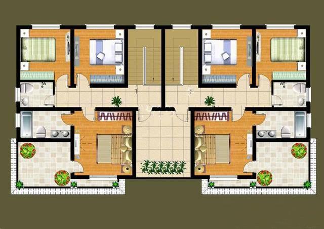 兄弟雙拼自建房，美觀大氣，戶型非常實(shí)用，看了真的好想回家建房！