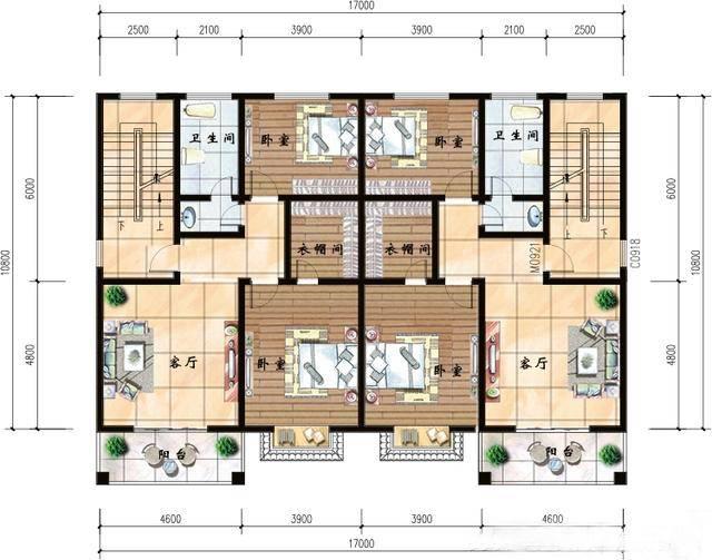 兄弟雙拼自建房，美觀大氣，戶型非常實(shí)用，看了真的好想回家建房！