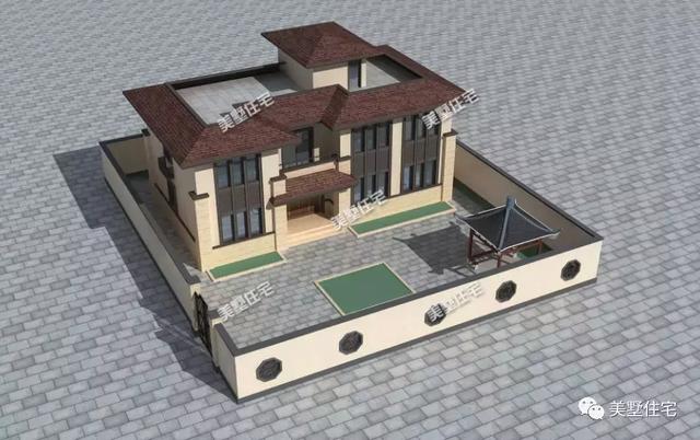 開(kāi)間9米的新中式美宅設(shè)計(jì)圖，糅合了中西方迥異的審美，驚艷眾人