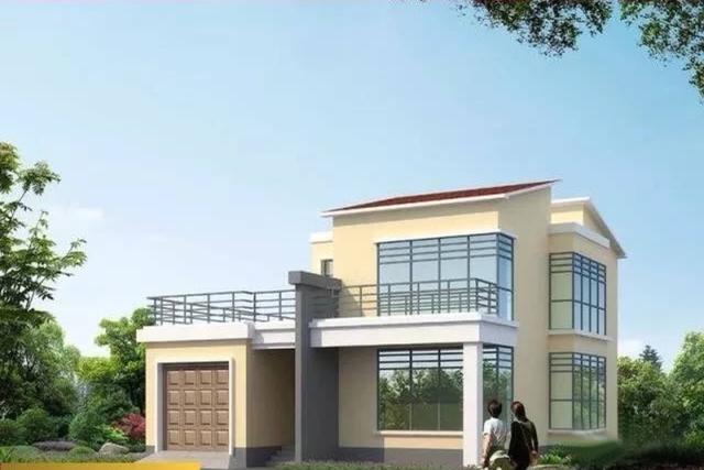 農(nóng)村自建房簡(jiǎn)約風(fēng)別墅設(shè)計(jì)圖，成本相對(duì)降低，而且實(shí)用性比那些豪奢別墅也并不差太多