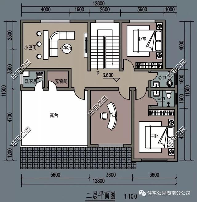 11×12米農村現代風別墅設計圖，大露臺、寵物間、小吧間都是當下室內設計的時尚新寵，年輕人的最愛