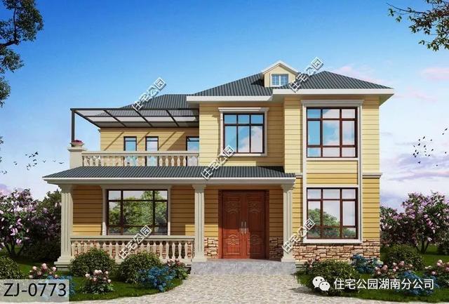 11×12米農村現代風別墅設計圖，大露臺、寵物間、小吧間都是當下室內設計的時尚新寵，年輕人的最愛