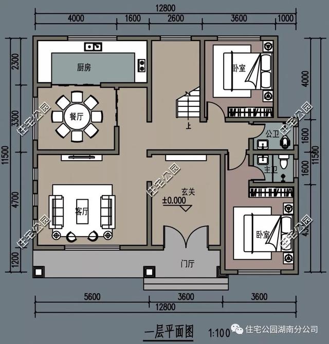 11×12米農村現代風別墅設計圖，大露臺、寵物間、小吧間都是當下室內設計的時尚新寵，年輕人的最愛