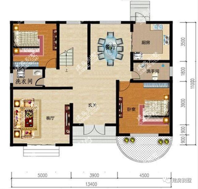 兩款二層美式別墅戶型，外墻都是用文化石來裝飾的，住這樣的房子極享受