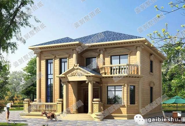 2款歐式風(fēng)格二層農(nóng)村房屋設(shè)計圖，不僅外觀精致漂亮，內(nèi)部布局更是經(jīng)濟(jì)適用