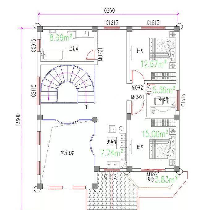 2款歐式風(fēng)格二層農(nóng)村房屋設(shè)計圖，不僅外觀精致漂亮，內(nèi)部布局更是經(jīng)濟(jì)適用