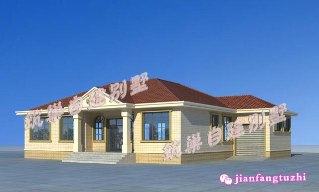 3款一層農(nóng)村平層別墅設(shè)計(jì)圖造價(jià)10多萬(wàn)2廳4臥，既然是蓋一層，當(dāng)然是怎么實(shí)惠怎么來(lái)