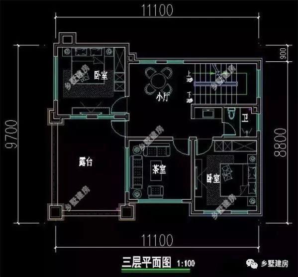 20萬建一棟三層別墅，豪華絕美落地窗，超大的實(shí)用露臺，羨煞眾人