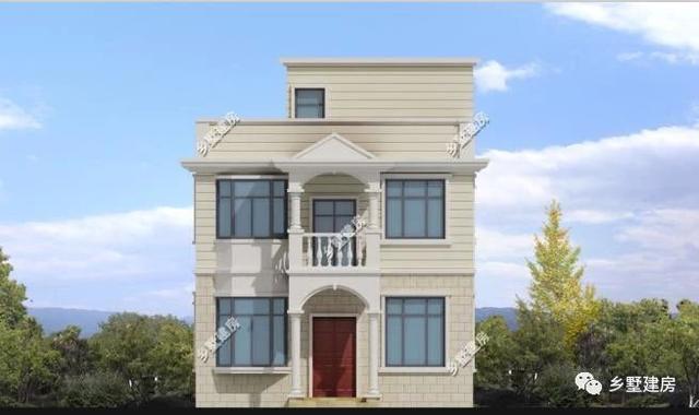 12mX10m的宅基地建一棟超美的二層別墅，設計好了不光好看，更有氣勢，城里人看了也只有羨慕的份