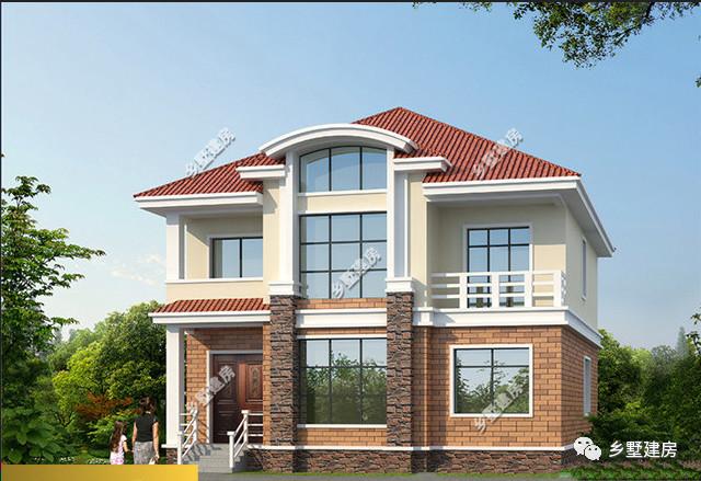 12mX10m的宅基地建一棟超美的二層別墅，設計好了不光好看，更有氣勢，城里人看了也只有羨慕的份