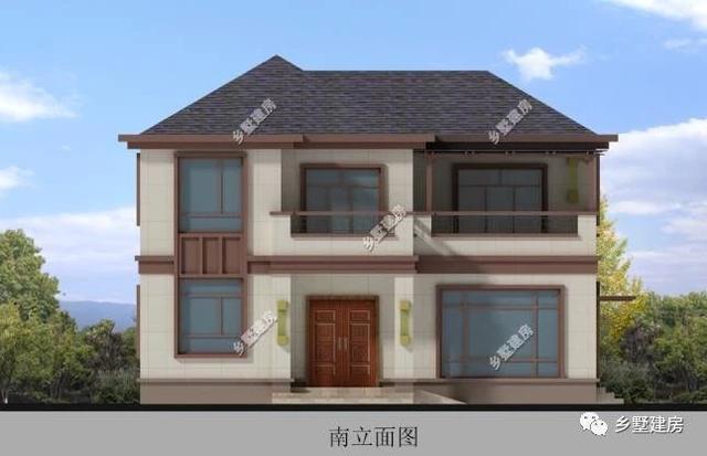 12mX10m的宅基地建一棟超美的二層別墅，設計好了不光好看，更有氣勢，城里人看了也只有羨慕的份