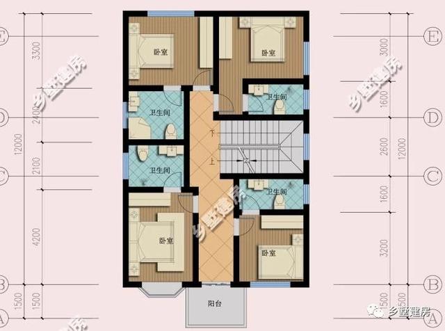 12mX10m的宅基地建一棟超美的二層別墅，設計好了不光好看，更有氣勢，城里人看了也只有羨慕的份